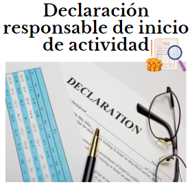 declaracion responsable de inicio de actividad